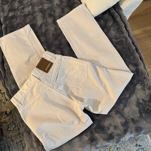 Jacquemus Cream Denim Pants